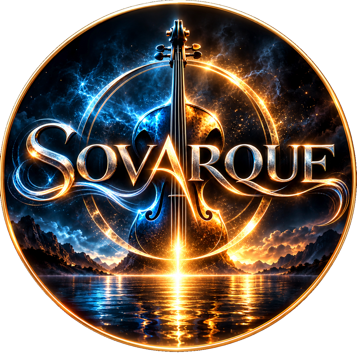 SOVARQUE celestial cello emblem